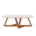 Ver imagem 3 de Mesa de Centro Off White com Amêndoa Classic Tebarrot Móveis