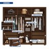 Guarda Roupa Casal 6 Portas 4 Gavetas com Pés Suburban Espresso Móveis - 3