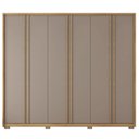 Ver mais imagens de Guarda Roupa Casal 6 Portas 4 Gavetas com Pés Suburban Espresso Móveis