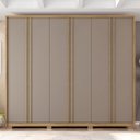 Ver imagem 2 de Guarda Roupa Casal 6 Portas 4 Gavetas com Pés Suburban Espresso Móveis