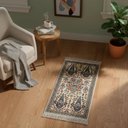 Ver imagem 2 de Tapete Persa Iraniano Bege Ideal para Quarto e Hall de Entrada 0,50x1,00cm