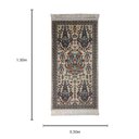 Ver imagem 3 de Tapete Persa Iraniano Bege 50x100cm para Quarto e Hall de Entrada