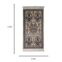 Ver imagem 3 de Tapete Persa Iraniano Bege Ideal para Quarto e Hall de Entrada 0,50x1,00cm