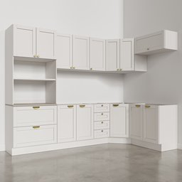 Cozinha Modulada 7 Peças sem Tampo 3 Aéreos 3 Balcões e Torre Quente Arizona CabeCasa MadeiraMadeira - 8