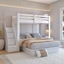 Ver imagem 5 de Beliche Casal Family Star Plus Casatema MadeiraOriginals Branco
