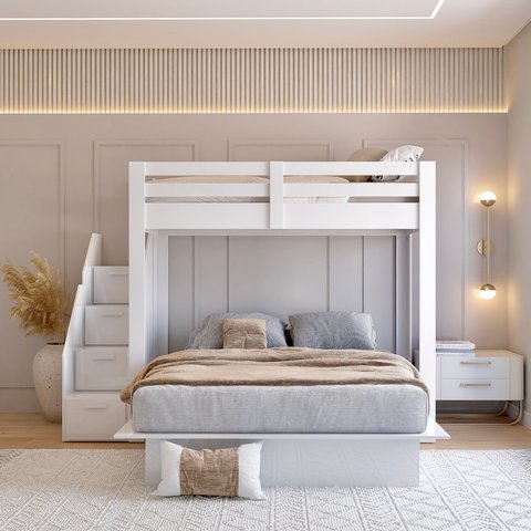Beliche Casal Family Star Plus Casatema MadeiraOriginals Branco