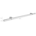Ver imagem 2 de Barra De Utensílios Suporte De Cozinha Redondo Aço Inox 50cm