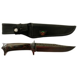 Faca para Churrasco Profissional Luxo Super Afiada C/ Bainha - 2