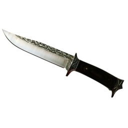 Faca para Churrasco Profissional Luxo Super Afiada C/ Bainha - 1