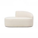 Ver imagem 3 de Sofá Eron Orgânico 3 Lugares 180cm Braço Esq. Bouclé Off White - Nexta Casa