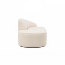 Ver imagem 7 de Sofá Eron Orgânico 3 Lugares 180cm Braço Esq. Bouclé Off White - Nexta Casa