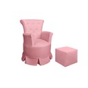 Ver imagem 2 de Poltrona para Amamentação com Balanço e Puff Bárbara