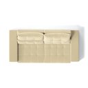 Ver imagem 3 de Sofá com Chaise Larissa 4 Lugares Retrátil Reclinável 232cm Bege Cialar Móveis
