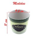 Ver imagem 3 de Kit 4 Mini Vasos de Planta Cachepot Estampados Decorados 11cm