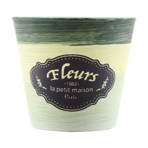 Kit 4 Mini Vasos de Planta Cachepot Estampados Decorados 11cm