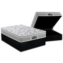 Ver imagem 1 de Cama Box Baú Casal: Colchão Anatômico Probel D45 / EP Guarda Costas PróExtreme Plus + Base CRC Suede