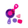 Mini Cozinha Rosa Fogão Forno Liquidificador Espátula - 4