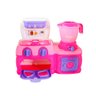 Mini Cozinha Rosa Fogão Forno Liquidificador Espátula - 2