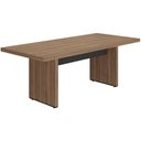 Ver imagem 1 de Mesa para Escritório Reunião 204x90xm Atria Executiva A02 Nogal Preto - Lyam Decor