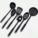 Ver imagem 4 de Colher de Arroz de Nylon Preto 29cm - Casambiente