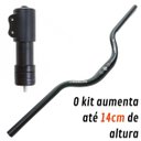 Ver imagem 2 de Kit Guidão Elevado Mtb 60mm + Extensor Ahead Set Absolute Guidon Alto 31.8mm Mtb 6cm Prolongador 8cm