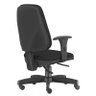 Cadeira Diretor Giratoria para Escritorio Back System com Regulagem Ergonômica Nr-17 Job Alta Preta - 2