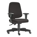 Ver imagem 1 de Cadeira Diretor Giratoria para Escritorio Back System com Regulagem Ergonômica Nr-17 Job Alta Preta