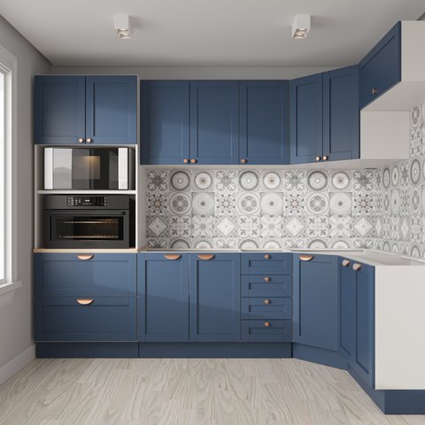 Cozinha Modulada 7 Peças 3 Aéreos 3 Balcões e Torre Quente Arizona CabeCasa MadeiraOriginals