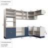 Cozinha Modulada 7 Peças sem Tampo 3 Aéreos 3 Balcões e Torre Quente Arizona CabeCasa MadeiraMadeira - 4