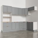 Ver mais imagens de Cozinha Modulada 7 Peças 3 Aéreos 3 Balcões e Torre Quente Arizona CabeCasa MadeiraOriginals