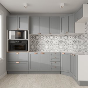 Cozinha Modulada 7 Peças sem Tampo 3 Aéreos 3 Balcões e Torre Quente Arizona CabeCasa MadeiraMadeira
