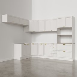 Cozinha Modulada 8 Peças sem Tampo 4 Aéreos 3 Balcões e Torre Quente Arizona CabeCasa MadeiraMadeira - 9