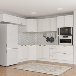 Cozinha Modulada 8 Peças sem Tampo 4 Aéreos 3 Balcões e Torre Quente Arizona CabeCasa MadeiraMadeira - 2