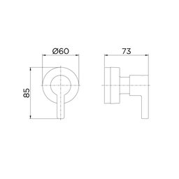 Acabamento para Registro Base Deca 1/2", 3/4" e 1" Chess Cromado - 2
