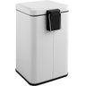 Lixeira Retangular 12L Branca Vonder - 2