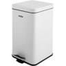 Lixeira Retangular 12L Branca Vonder - 1