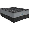 Ver imagem 1 de Conjunto Cama Box Elegance Casal 188x138x46 Mola Gazin Cinza