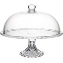 Ver imagem 1 de Boleira com Pé Tampa Diamond Cristal 29x23,5cm Prato para Bolo Doces Lyor
