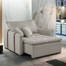 Poltrona Cama 110cm Detroid Yescasa Linho  - 1