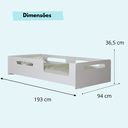 Ver imagem 3 de Cama Montessoriana Solteiro com Colchão – Infantil/juvenil