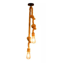 Ver imagem 1 de Luminária de Teto com Corda - Soquete E27, Ideal para Cozinha e Bar - Estilo Industrial e Vintage