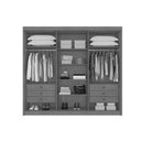 Ver imagem 5 de Guarda Roupa Casal 6 Portas e 6 Gavetas Santiago Cinamomo - Conquista