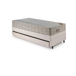 Bicama Box Solteiro Corino Linho 88x188x28 cm com Colchão Airtech Ortobom Molas Ensacadas - 8