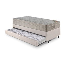 Bicama Box Solteiro Corino Linho 88x188x28 cm com Colchão Airtech Ortobom Molas Ensacadas - 7