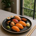 Ver imagem 7 de Jogo de 48 Pratos Rasos 26cm Wolff Class Melamina Preto Redondo Servir Sushi Petiscos Restaurante