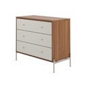 Ver imagem 4 de Cômoda com 3 Gavetas Jasper 94 cm - Canella com Off White Fosco