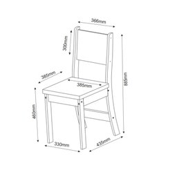 Conjunto Sala de Jantar Mesa Chilli 90cm Tampo Redondo com 4 Cadeiras Sol  - 4