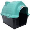 Casinha de Cachorro Cão e Gato Plástica Iglu Número 4 Porte Médio Verde Furacão Pet N4,0 0890 - 2
