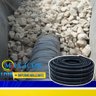 Kit 25m Tubo Dreno Corrugado + Camisa Geotextil 2.1/2 65mm - 2