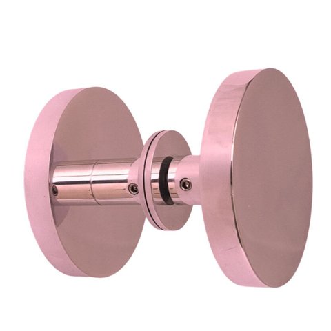 Puxador Alumínio Duplo 3092 Redondo 10cm Vesfer Cobre Polido